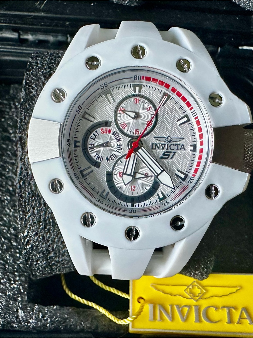 Invicta Rally S1 Men’s White Watch New With Tags